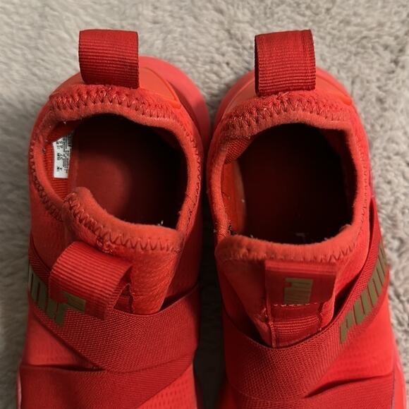 Puma Women's Radiate Training Shoe Red Gold Size 6.5 - Picture 8 of 8